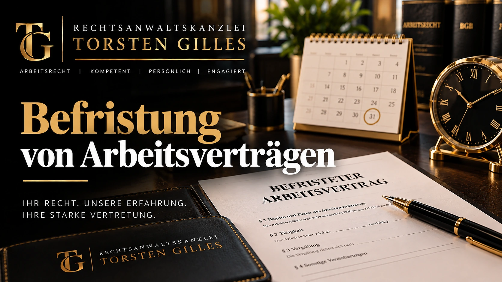 Befristung von Arbeitsverträgen – Rechtsanwalt Torsten Gilles, Fachanwalt für Arbeitsrecht in Kaiserslautern