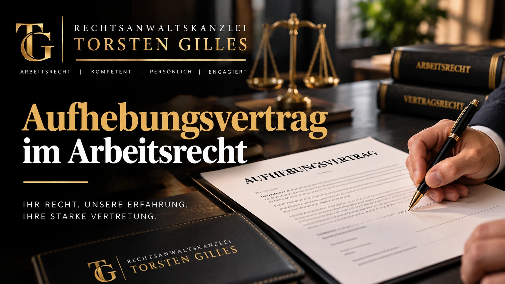 Aufhebungsvertrag im Arbeitsrecht – Rechtsanwalt Torsten Gilles, Fachanwalt für Arbeitsrecht in Kaiserslautern